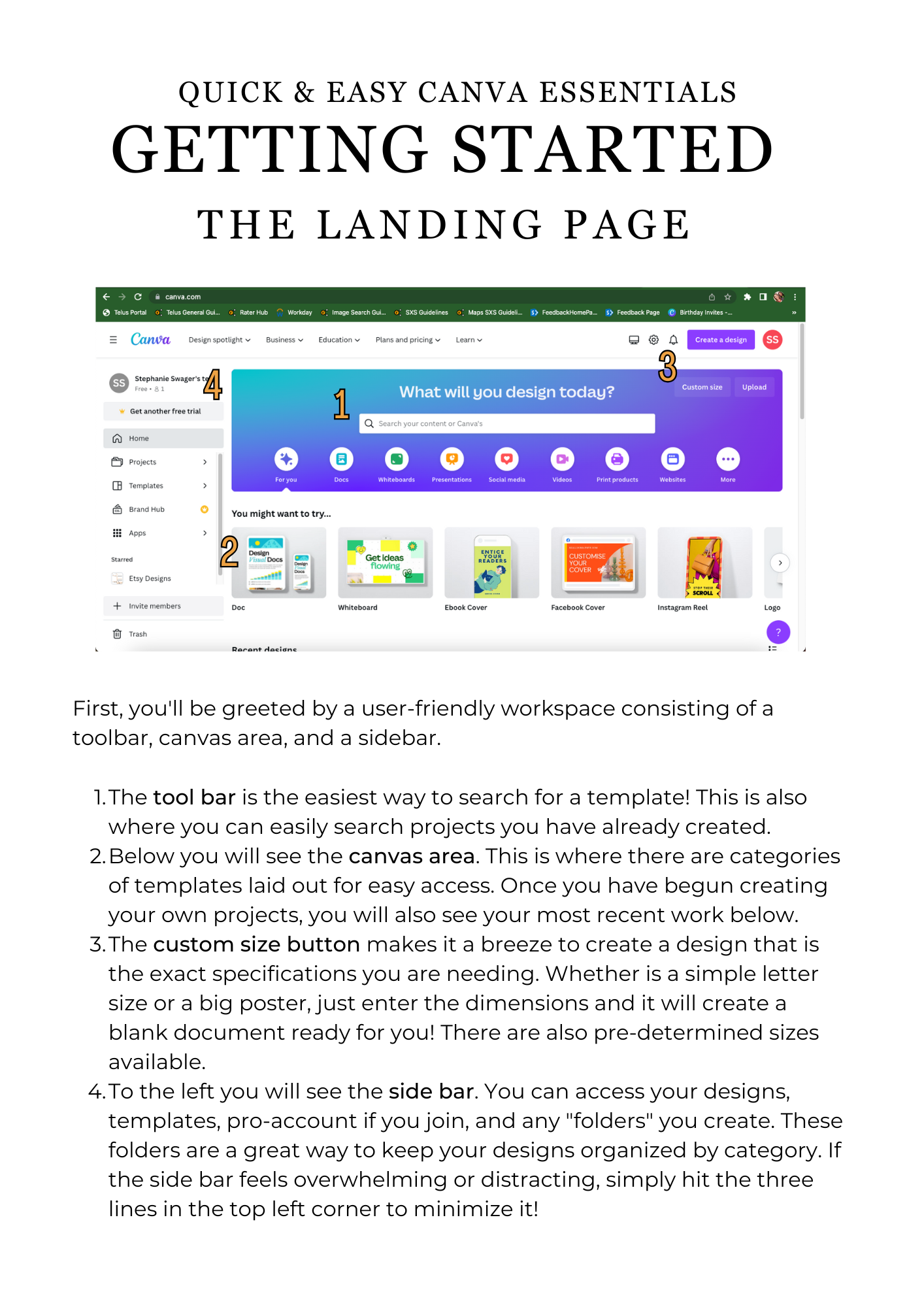Quick & Easy Canva Essentials